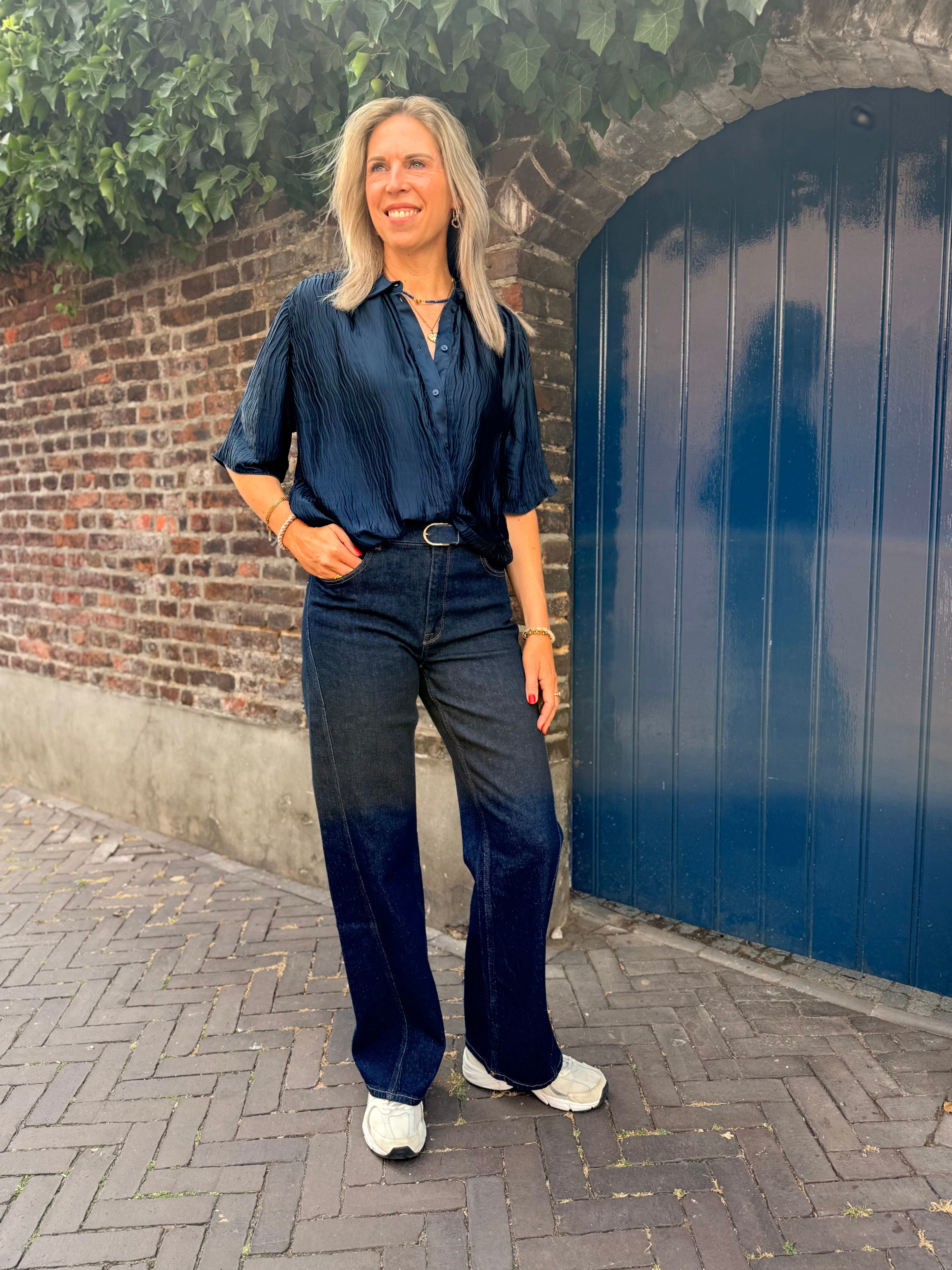 SLFWIDE Vida - Kori HW twisted jeans