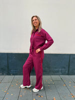 Blouse Kess - Fuchsia purple/red