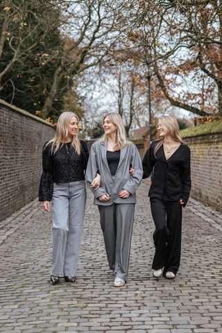 Pants KALEA - Light grey