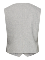 YASRIU classic waistcoat s - light grey melange