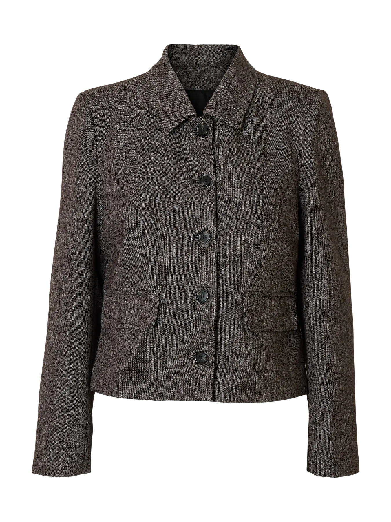 Slffitted Camilla short blazer - black structure