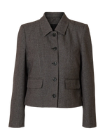 Slffitted Camilla short blazer - black structure