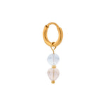 Single ocean glow hoop gold