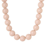 Bare blush necklace gold