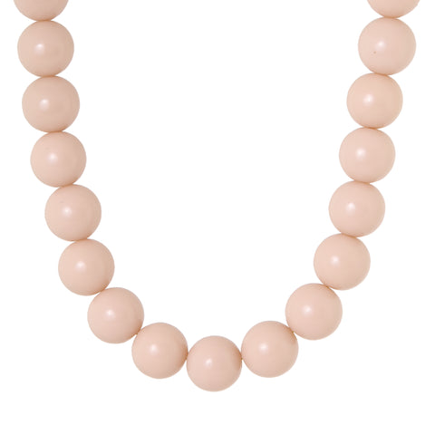 Bare blush necklace gold