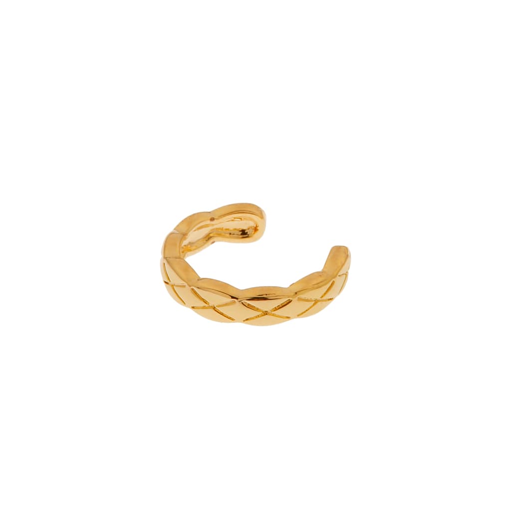Cross earcuff gold