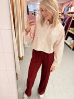 Pants MARA - Bordeaux