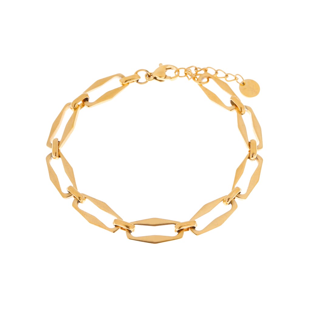 Zipper bracelet gold