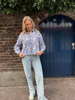 Yasmemly ls shirt - navy blazer - star white details