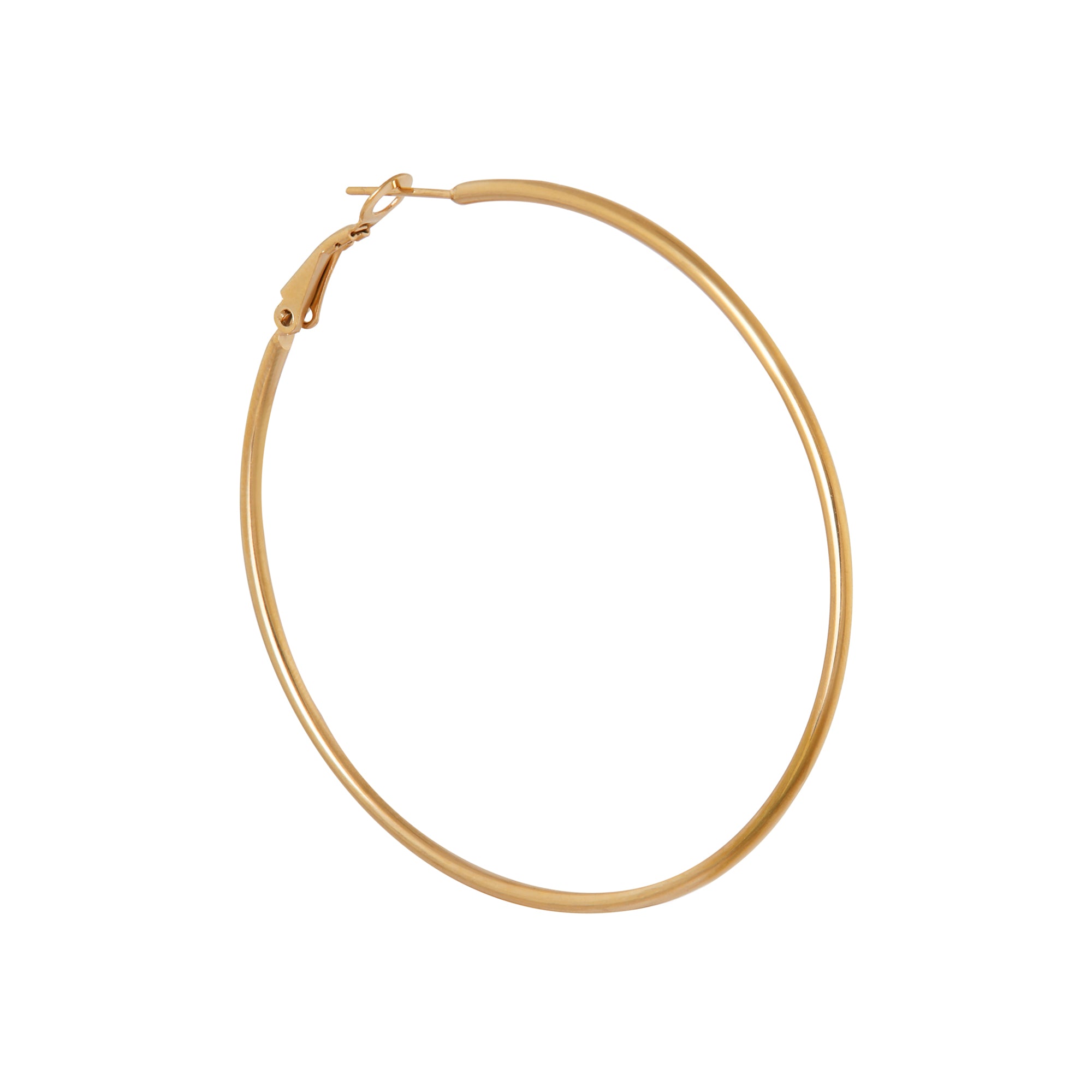 Big round hoop gold
