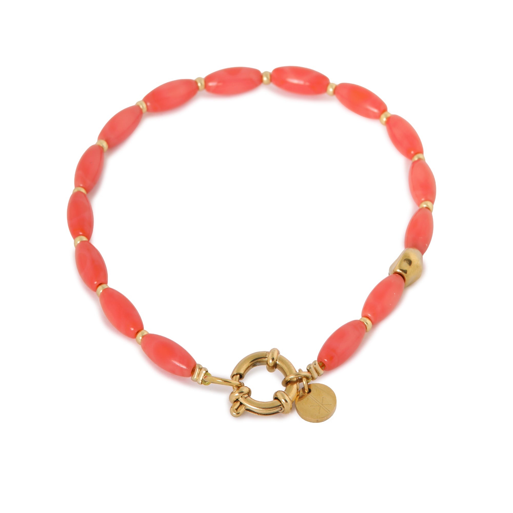 Peachy baby bracelet gold