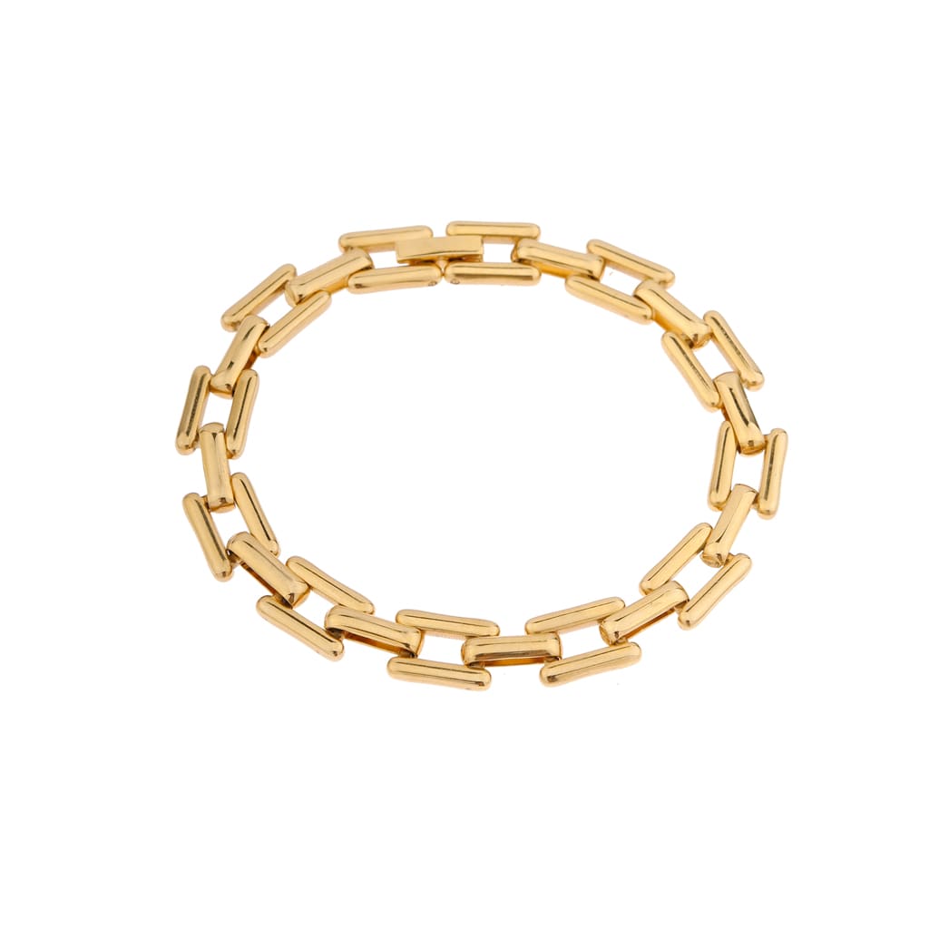 Queen of cubes bracelet gold