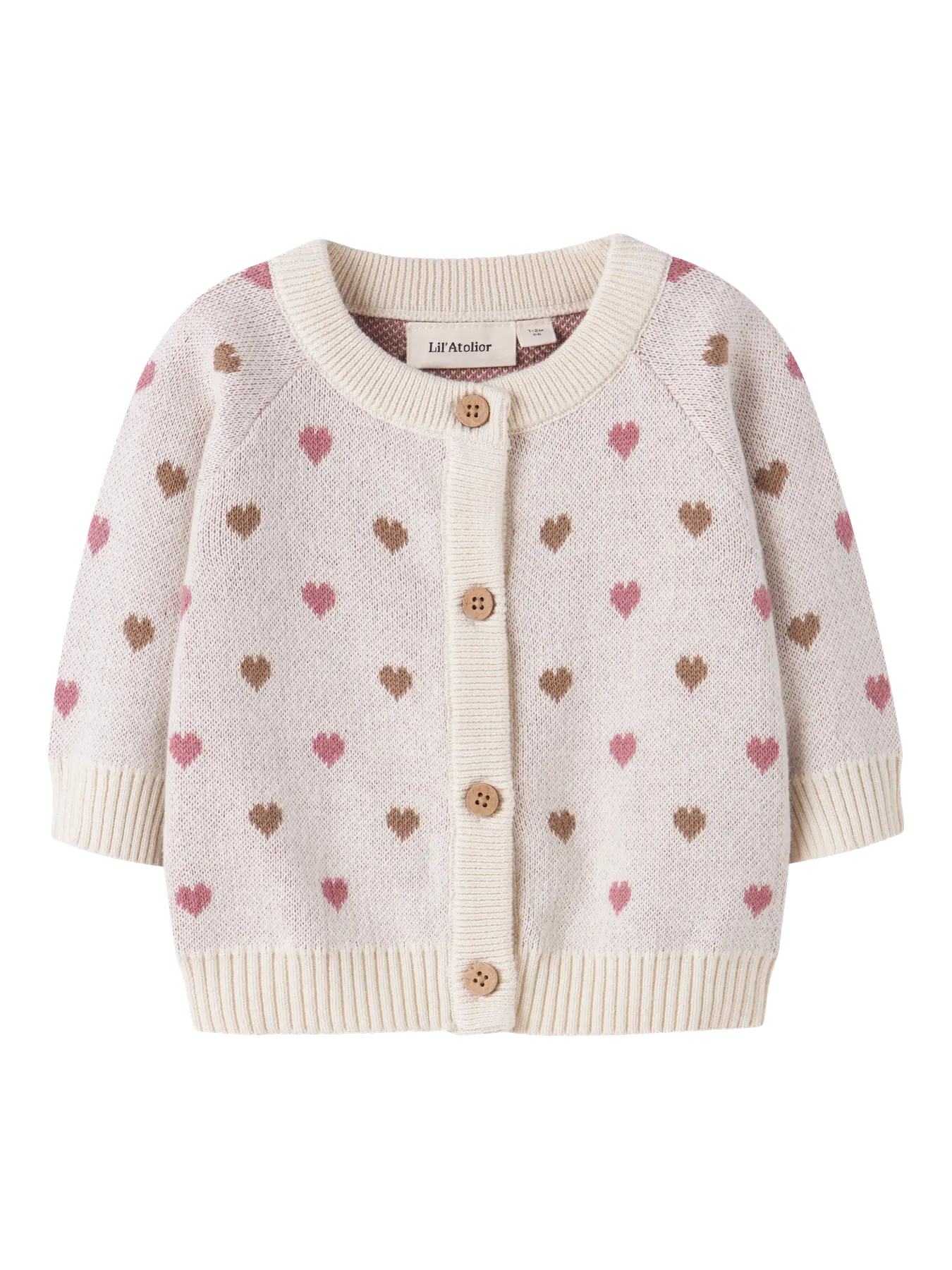 Nbfsaran ls knit card heart lil