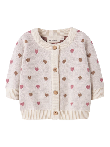 Nbfsaran ls knit card heart lil