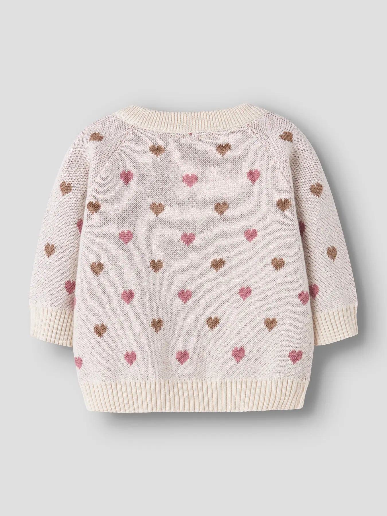 Nbfsaran ls knit card heart lil