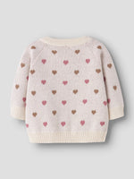 Nbfsaran ls knit card heart lil