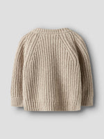 Nbnrumba ls loose knit lil - oxford tan melange
