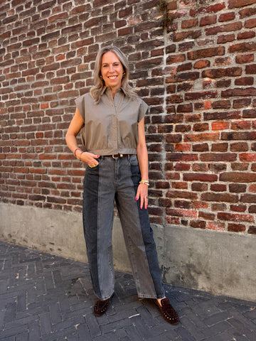 Balloonfit pants EMMA - antra