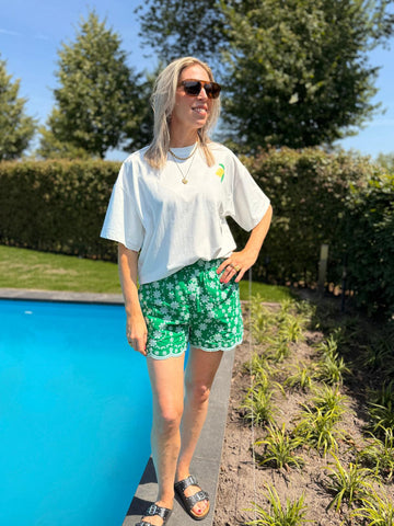 T-shirt Les Citrons - lilac/yellow
