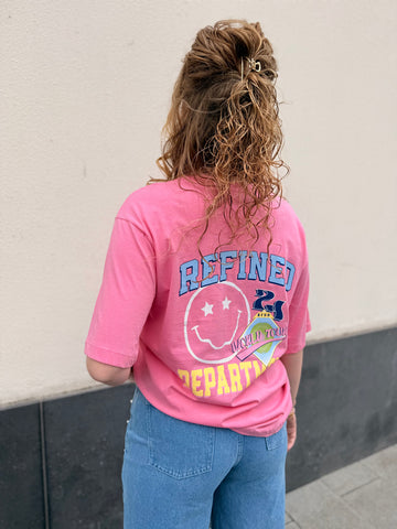Oversized t-shirt maggy - soft pink
