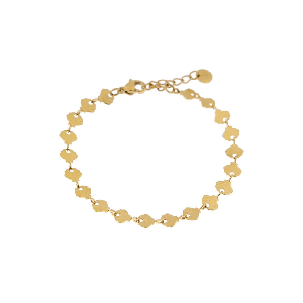 Shell bracelet gold