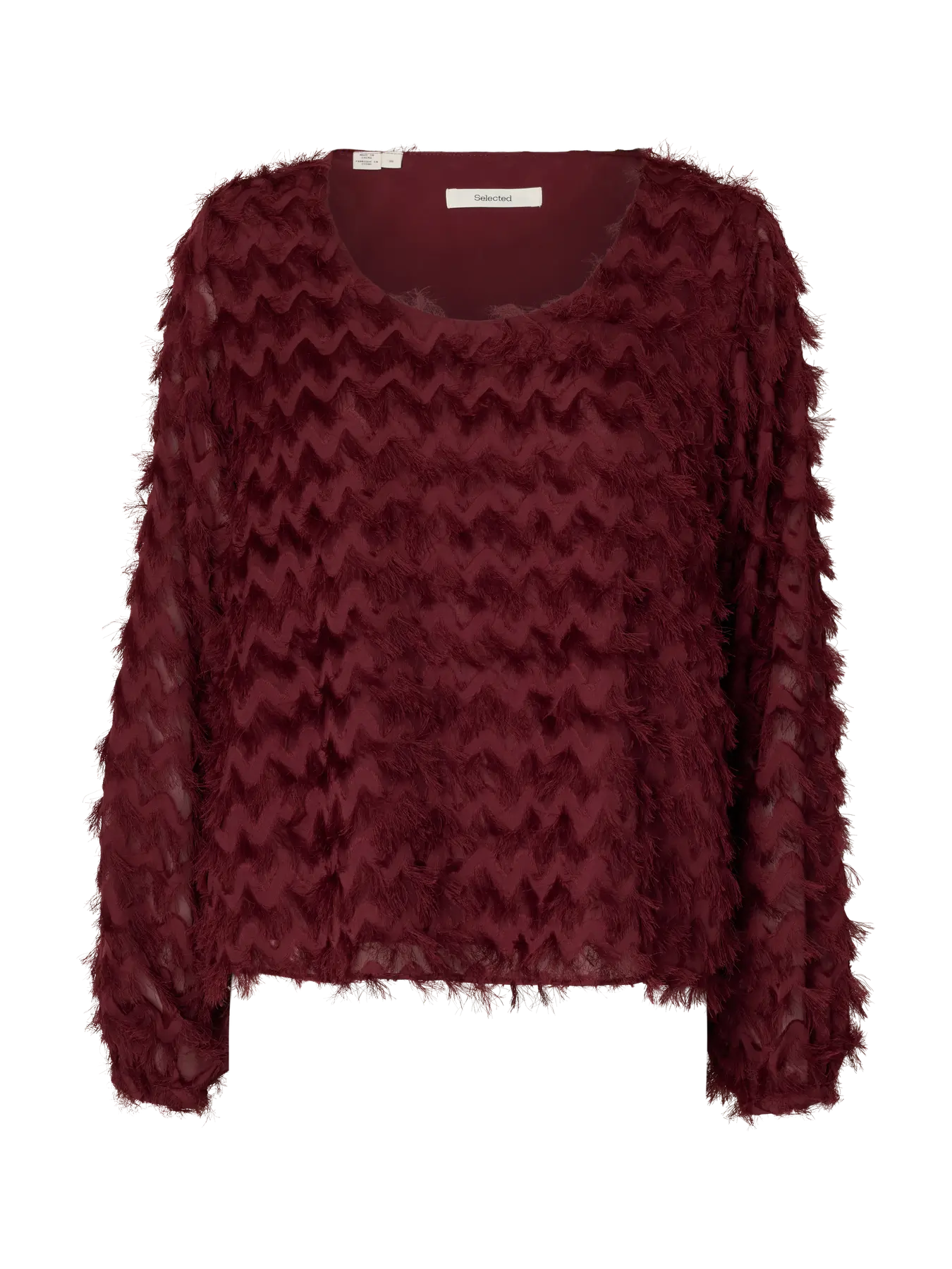 Slwmyla ls relaxed top - tawny port