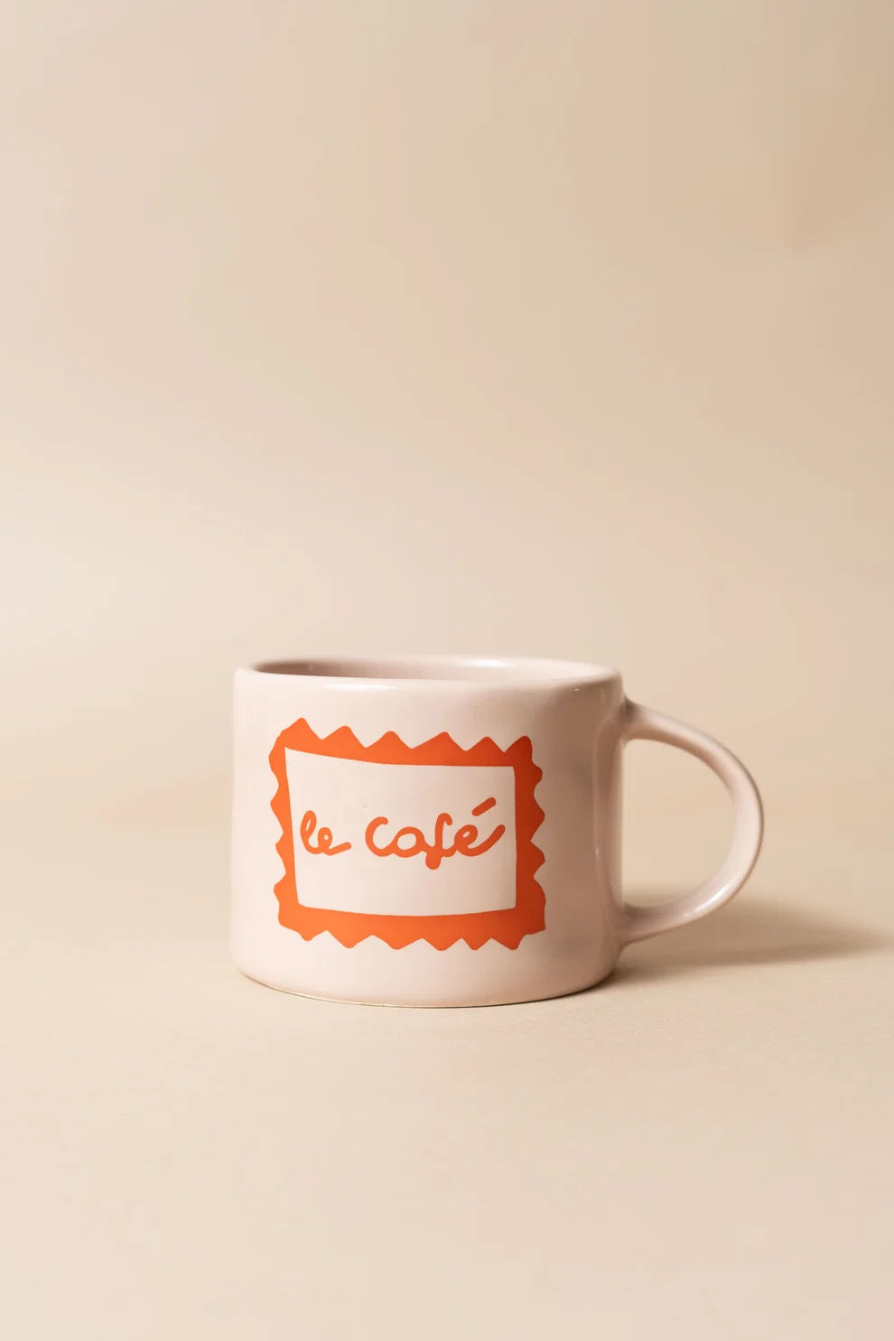 Sisi cup Le cafe - creme oranje