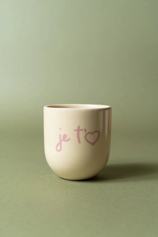 Sisi cup je t'aime - butter/pink