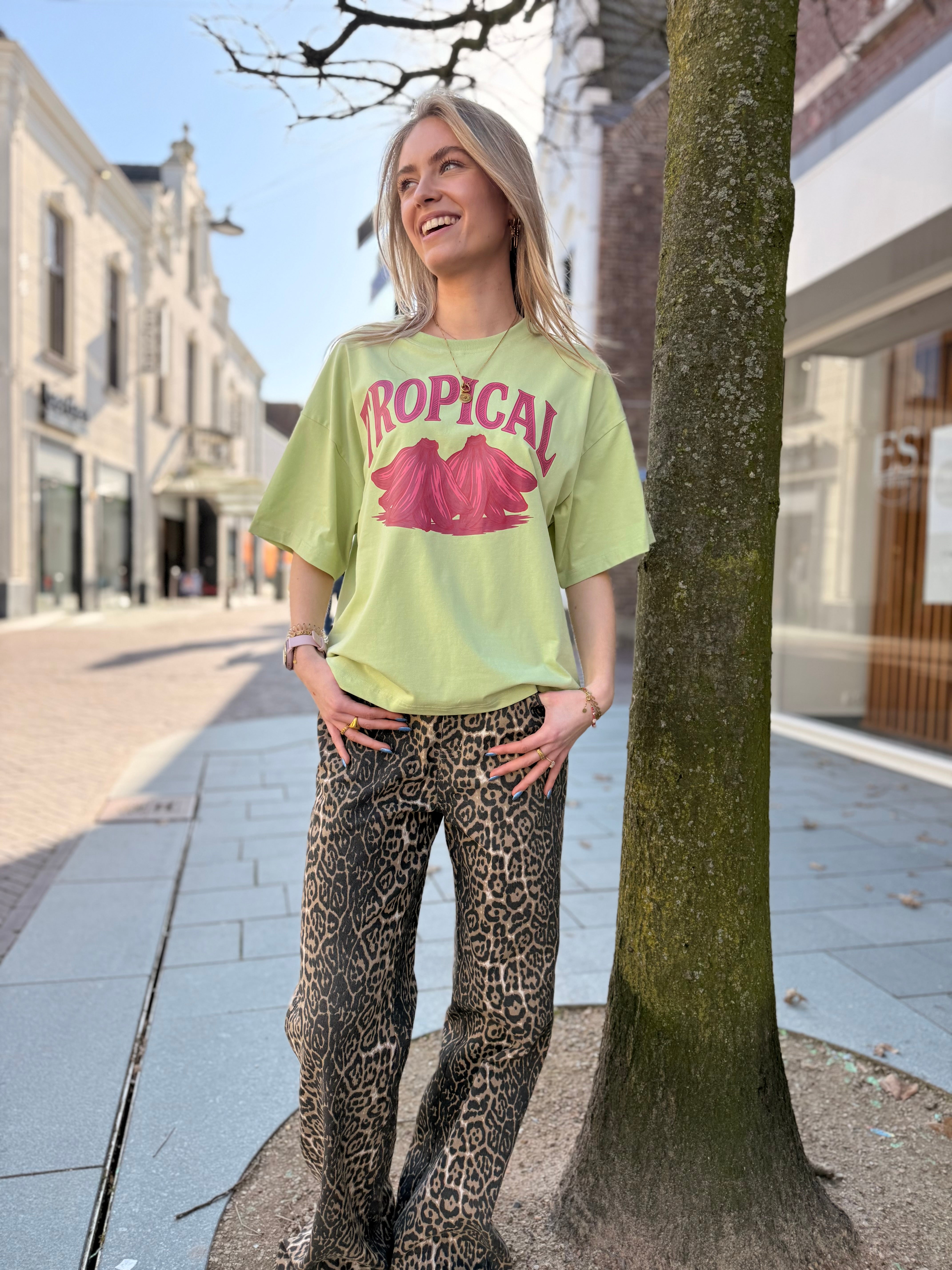 Pants Valesca - Leopard