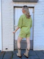 baseball shirt BENNIE - matcha