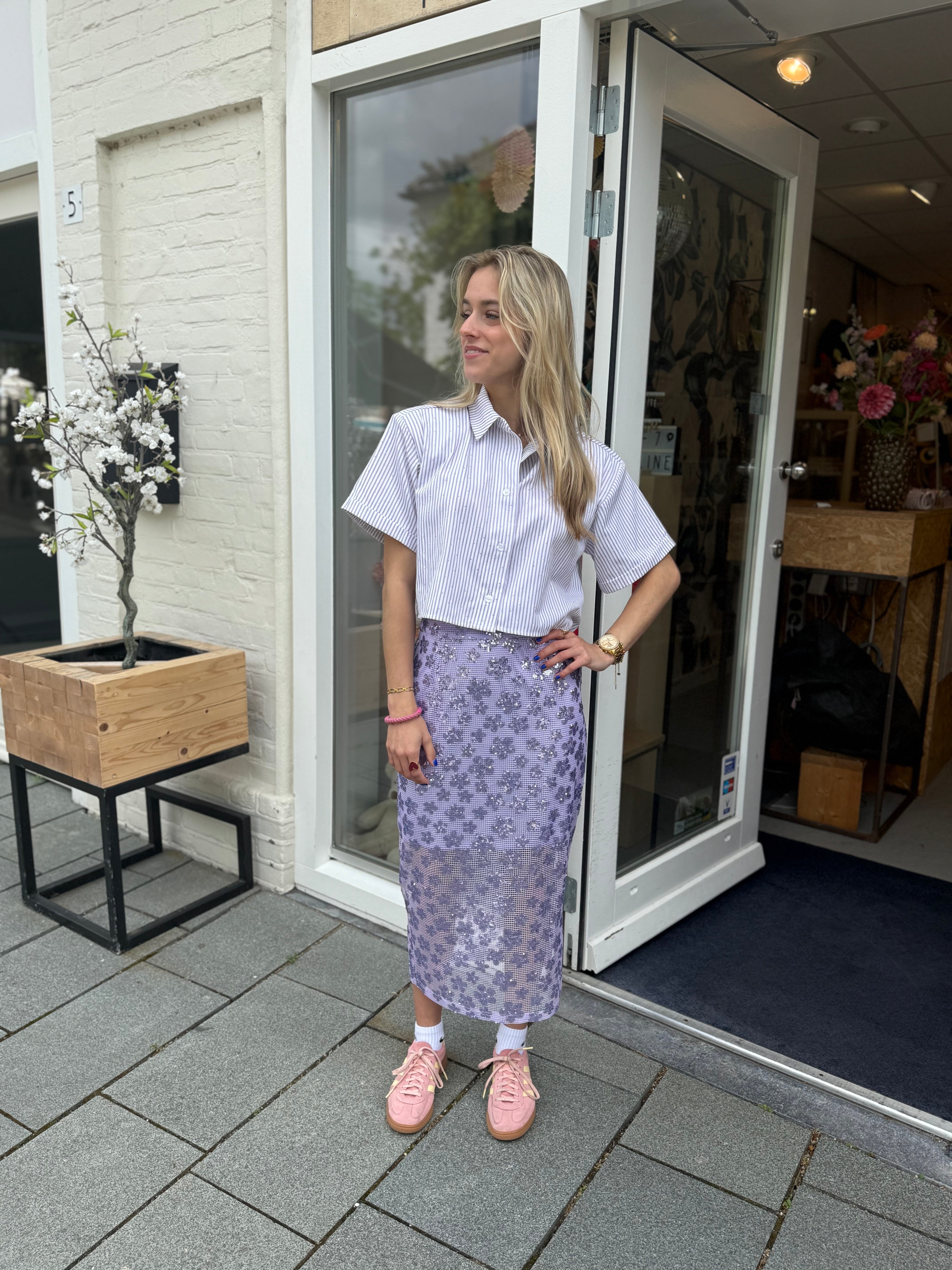 Cropped blouse STEPH