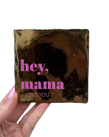 Tegel - Hey mama - goud