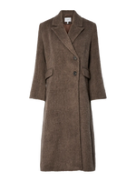 Yasfuri ls long coat - sepia tint