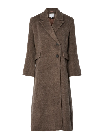 Yasfuri ls long coat - sepia tint