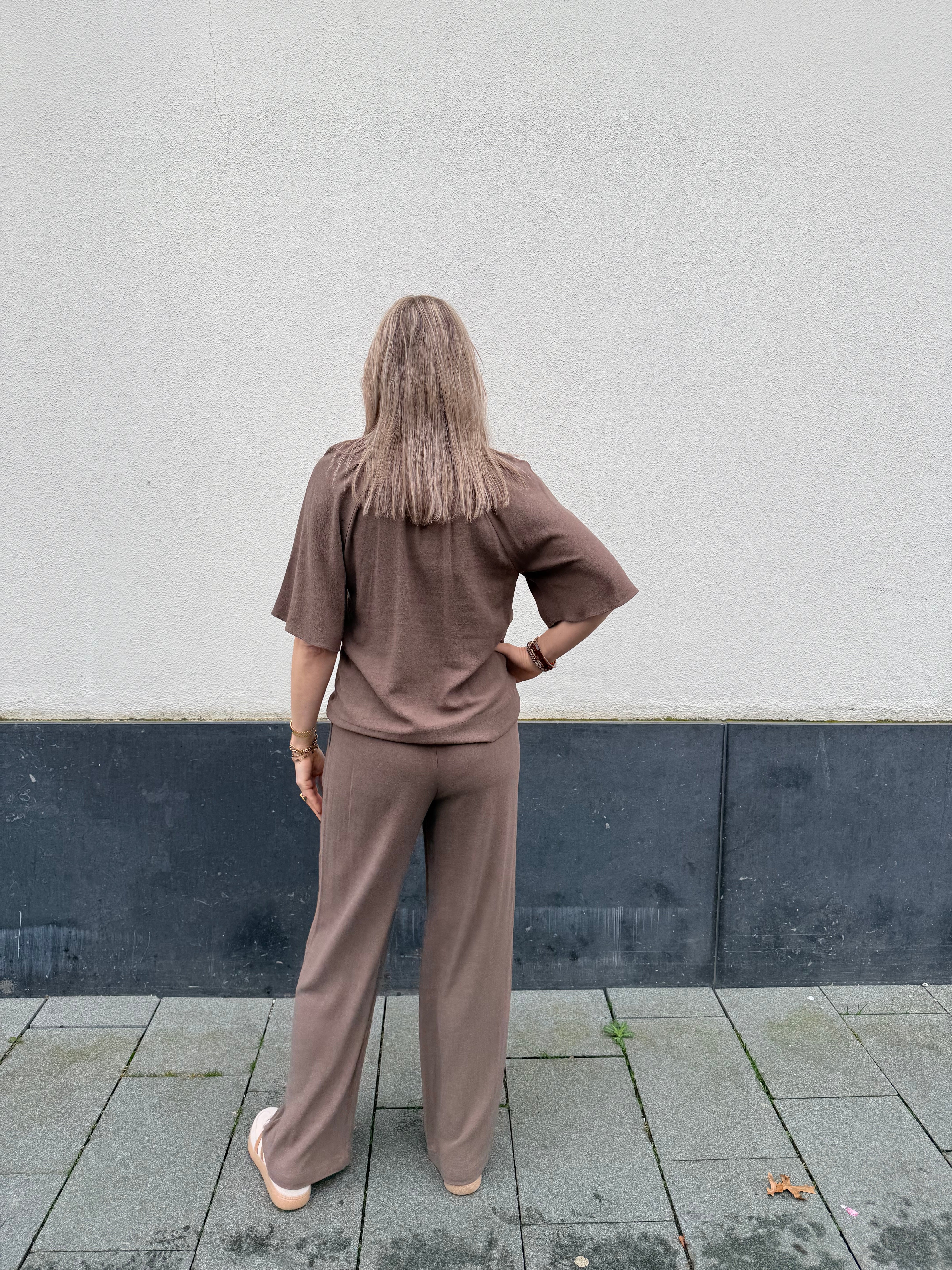 Slwviva gulia hw long sun pant - chocolate chip