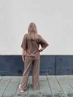 Slwviva gulia hw long sun pant - chocolate chip