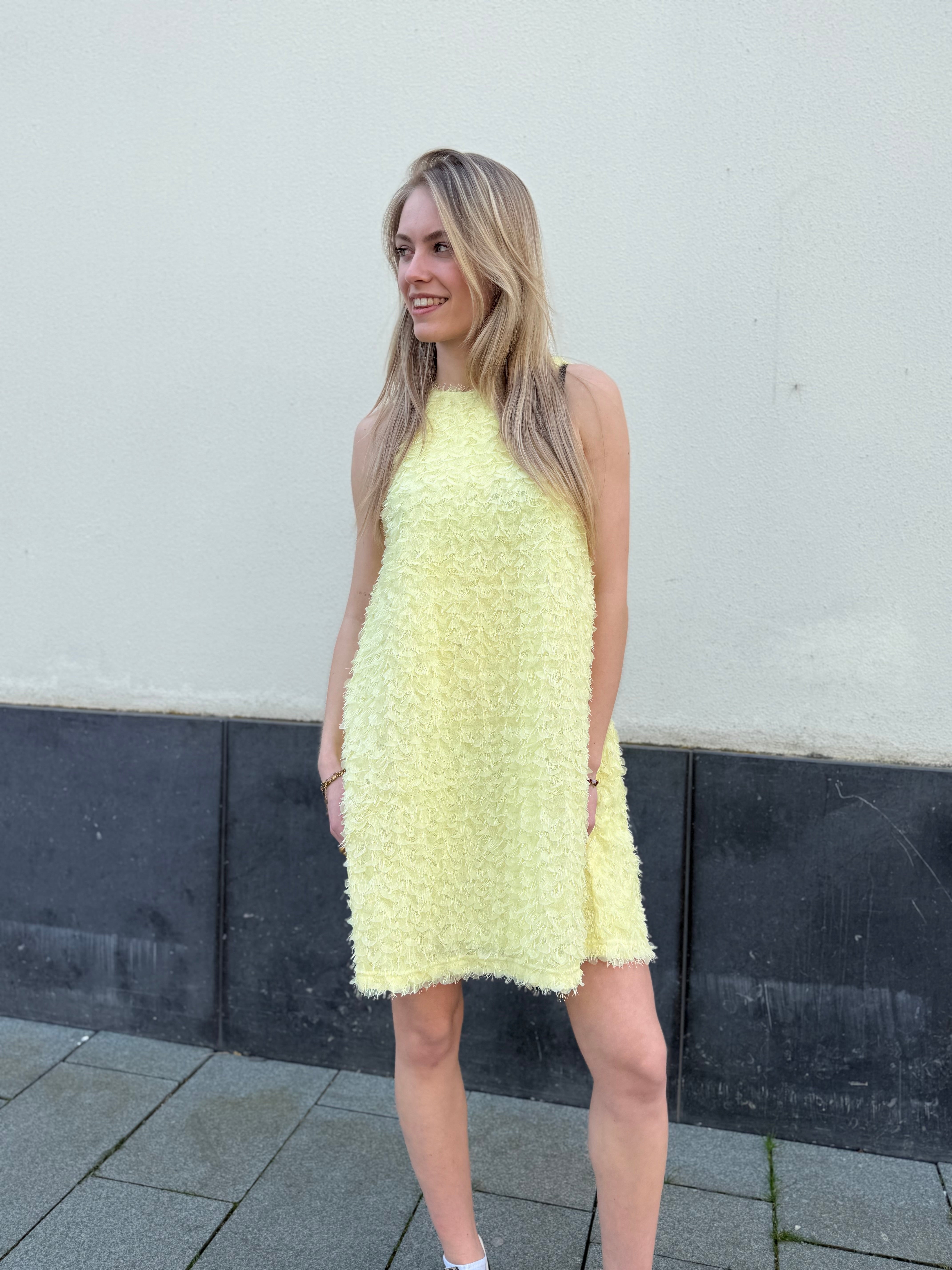Yascrimo sl dress - wax yellow