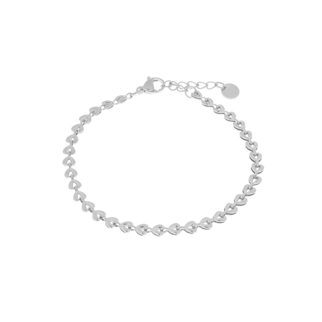 Baby shell bracelet silver