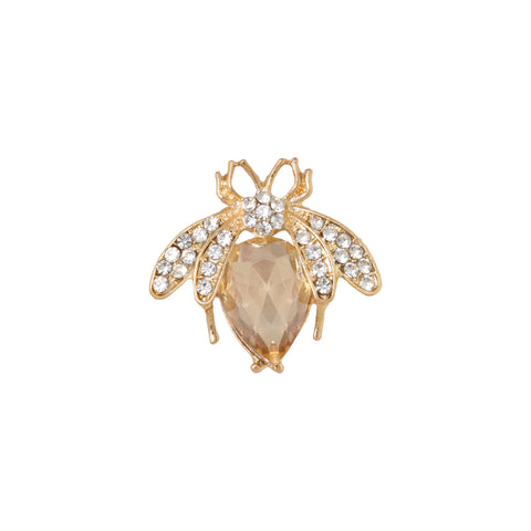 Beetle broche gold