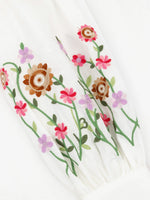 Blouse Blossom - white/pink/lilac