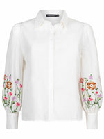 Blouse Blossom - white/pink/lilac