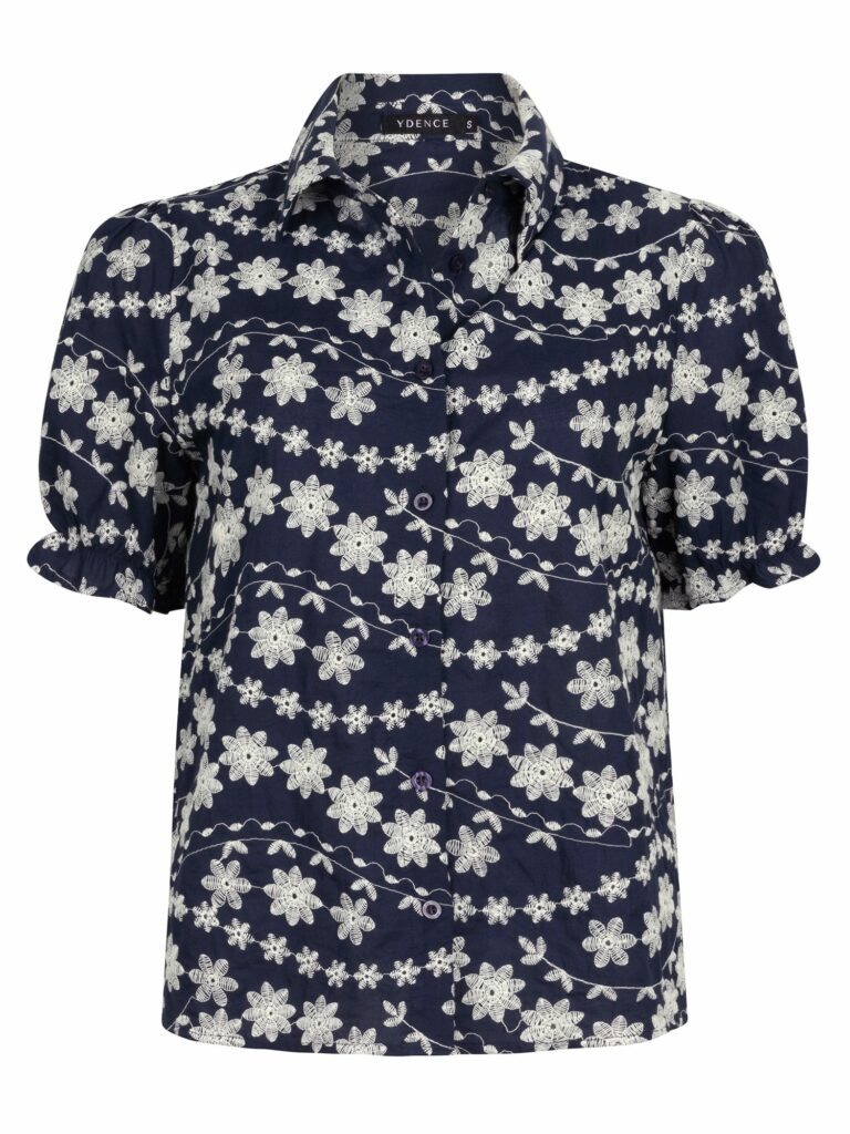 Blouse Lou - Navy flower