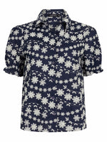 Blouse Lou - Navy flower