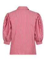 Blouse Annie - Pink/Dark red