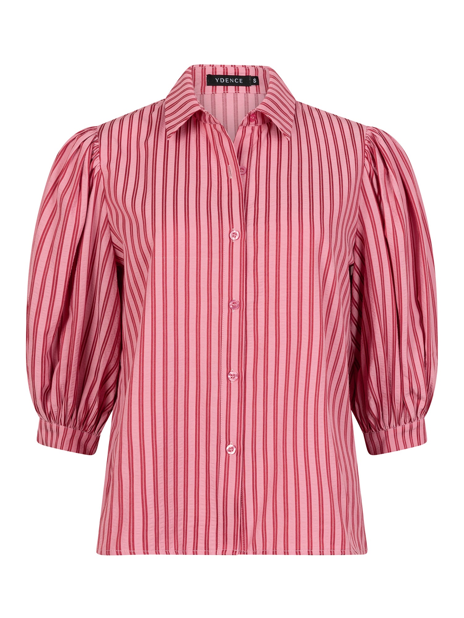 Blouse Annie - Pink/Dark red