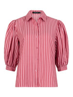 Blouse Annie - Pink/Dark red