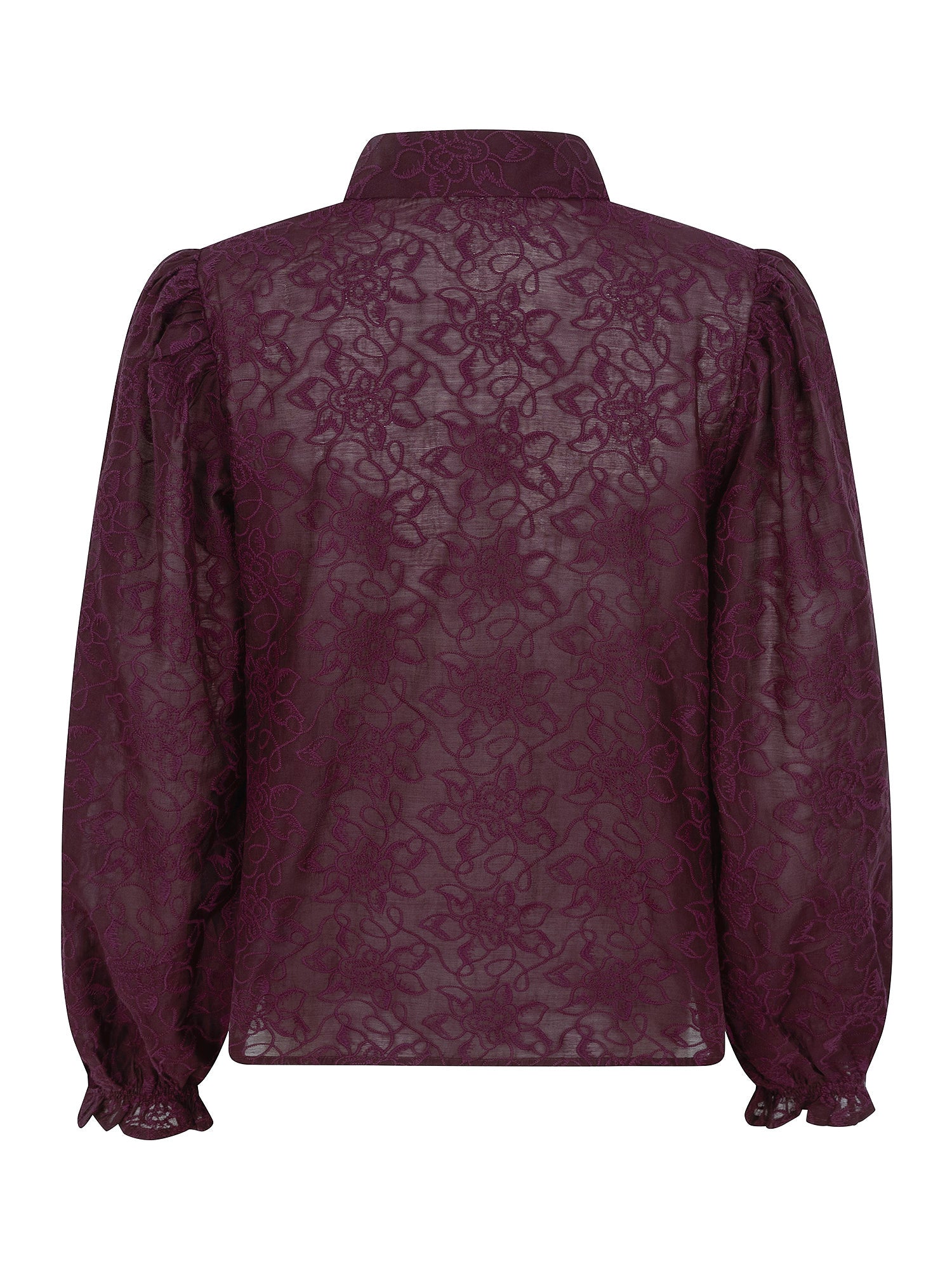 Blouse Victoria - Burgundy