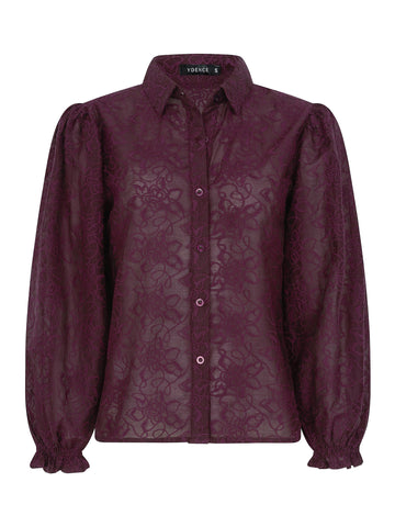Blouse Victoria - Burgundy