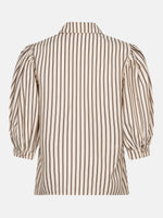 Blouse Bobbie - Brown stripe