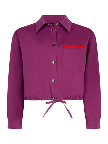 Blouse Kess - Fuchsia purple/red